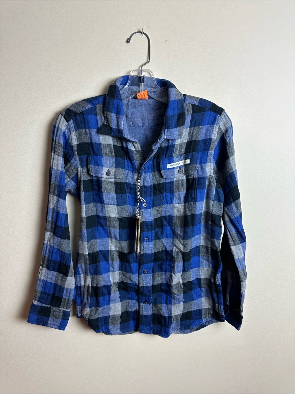 Tailor Vintage 2-in-1 Reversible Kids Flannel